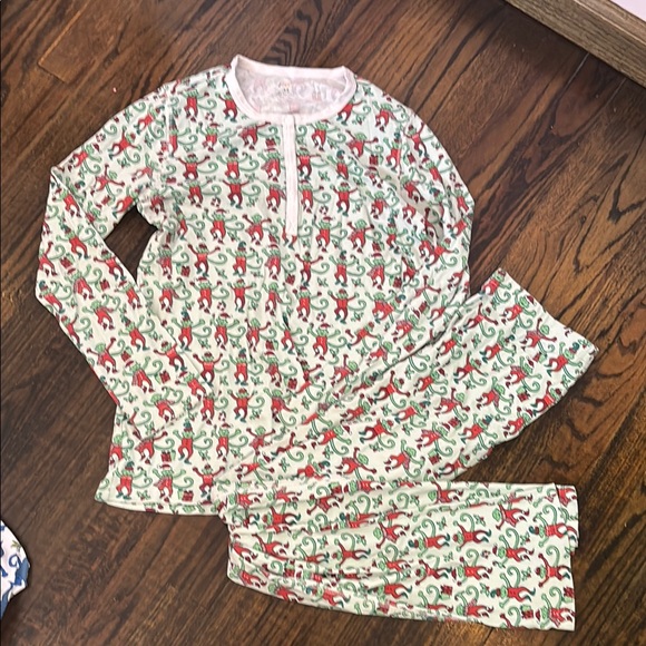 Roller rabbit Christmas pajamas set size xs